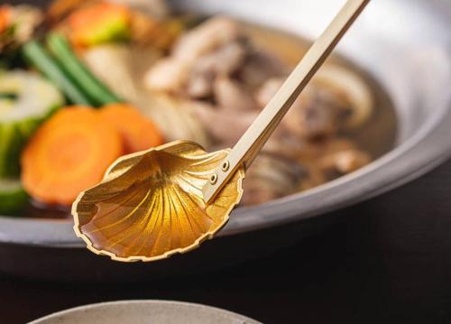 金銀 貝杓子セット　《送料別途》