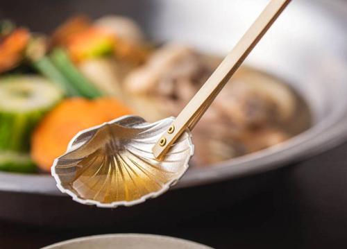 金銀 貝杓子セット　《送料別途》