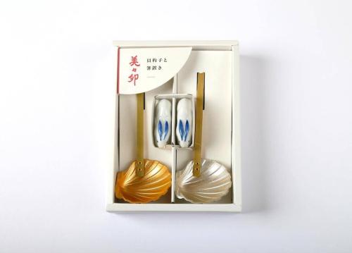 金銀 貝杓子セット　《送料別途》